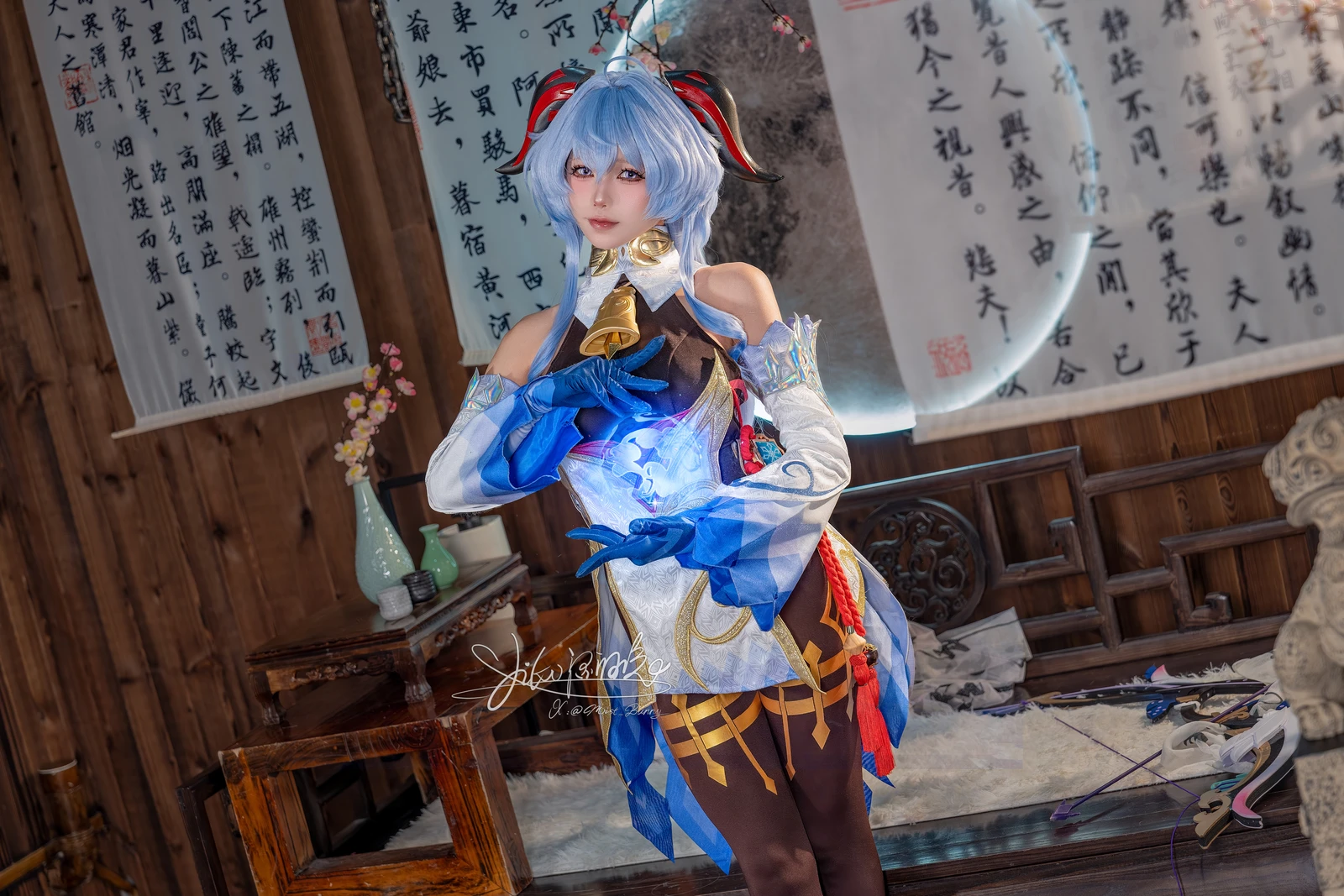 图片[3]-咬一口兔娘 循循守月 甘雨 76P-COS世界